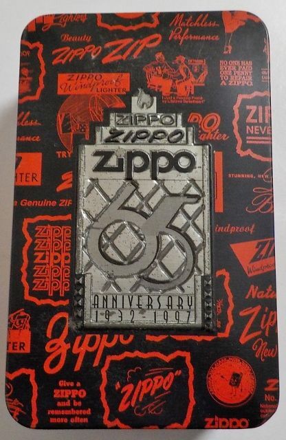 ★2個セット！ZIPPO社 65周年記念限定 1997年 COMMEMORATIVE ZIPPO！未使用品 - ジッポーパーク Zippopark