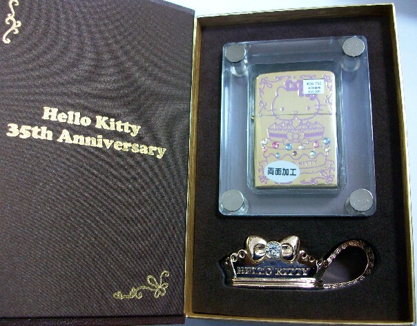 ☆豪華限定100個！ハローキティ Hello Kitty 誕生35周年 ZIPPPO！新品 - ジッポーパーク Zippopark