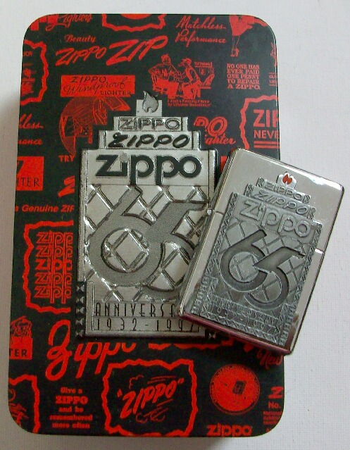 ZIPPO社 65周年記念限定 1997年 COMMEMORATIVE ZIPPO！新品 - ジッポーパーク Zippopark