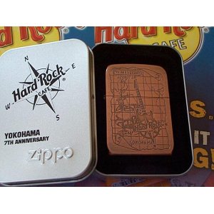 画像: ☆ハードロックカフェ横浜 ７周年 限定１００個 １９４１銅加工 ２００４年 ZIPPO！新品