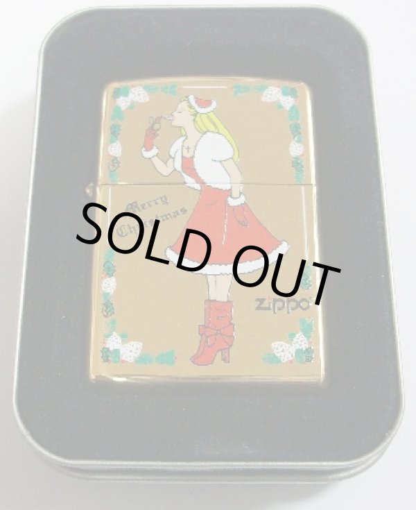 画像1: ☆WINDY！ウィンディ クリスマスレディ 限定１００個 ２００６年 SOLID BRASS ZIPPO 新品