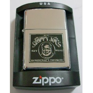 画像: 小説家 へミングウェイ お気に入りの・・SLOPPY JOES ZIPPO！新品