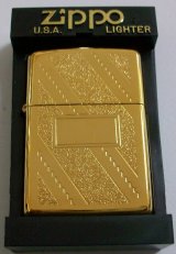 画像: ☆カナダ・ジッポー！ジッポー社 カナダ工場製 ゴールド・プレート１９９７年８月 ＺＩＰＰＯ！新品