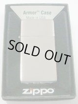 画像: ★生産終了 スリムアーマー！ フラットトップ Slim Armor Brushed Chrome 発売最初期 2010A Zippo！新品