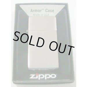 画像: ★生産終了 スリムアーマー！ フラットトップ Slim Armor Brushed Chrome 発売最初期 2010A Zippo！新品
