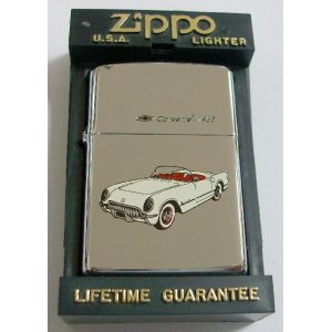 画像: ★シボレー・コルべット！Ｃｏｒｖｅｔｔｅ １９５３！１９９３年発売 ZIPPO！未使用品