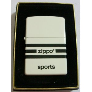 画像: ★ジッポースポーツ！SPORTS ２００２年１０月 全面アイボリー  ZIPPO！新品