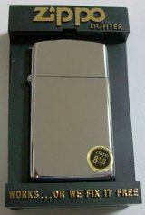 画像: ☆１９８５年 VINTAGE　＃１６１０スリム　鏡面　SLIM ZIPPO 未使用品！