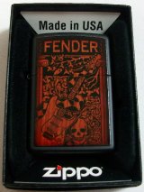 画像: ☆Fender USA！フェンダー オリジナル Voodoo Black ２０１４年 Zippo！新品