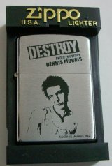 画像: ☆セックス・ピストルズ！シド・ヴィシャス DESTROY 限定 DENNIS MORRIS ２００４年９月 ZIPPO！新品Ａ