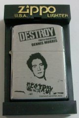 画像: ☆セックス・ピストルズ！ジョニー・ロットン DESTROY 限定 DENNIS MORRIS ２００４年９月 ZIPPO！新品Ｂ