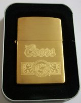 画像: ☆ＣＯＯＲＳ！クアーズ 米国老舗ビール ２００７年 真鍮ソリッドブラス ＺＩＰＰＯ！新品