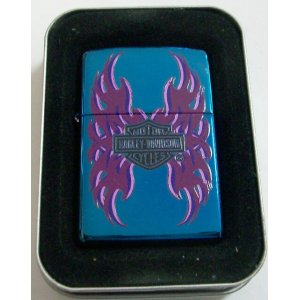 画像: ☆HARLEY-DAVIDSON！本場 ＵＳＡ サファイアブルー ＺＩＰＰＯ！新品 