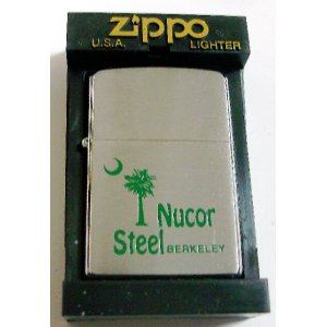 画像: ★NUCOR STEEL 椰子の木デザイン  USA 企業 ２００３年５月 ＃２００ ZIPPO！新品