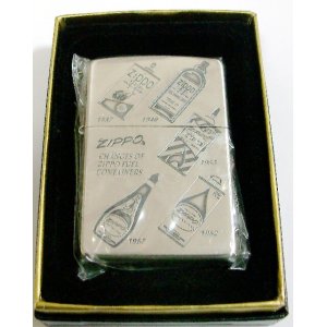 画像: ☆歴代ZIPPOオイル缶オールドデザイン！２００３年３月 銀加工 ZIPPO！新品