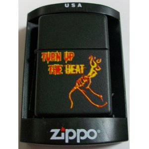 画像: ★ZIPPO HOT TOUR！TURN UP THE HEAT！FLAMING BONES ２００４年 BLACK ZIPPO！新品