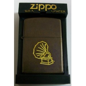 画像: ★渋い！＃２１０　２００１年　オールド・デザイン　蓄音機　ZIPPO！新品