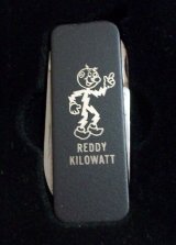 画像: ☆REDDY KILOWATT レディ・キロワット  限定１００個 ポ゜ケットナイフ With マネークリップ！ブラック 新品