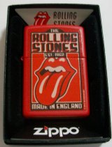 画像: ★ローリング・ストーンズ！ROLLING STONES ２０１３年 レッド ZIPPO！新品