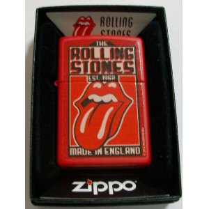 画像: ★ローリング・ストーンズ！ROLLING STONES ２０１３年 レッド ZIPPO！新品