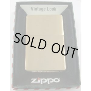 画像: ★★１９３７モデル　＃２４０ＣＣ Ｖｉｎｔａｇｅ Ｂｒｕｓｈｅｄ Ｂｒａｓｓ Wライン無し ＺＩＰＰＯ！新品