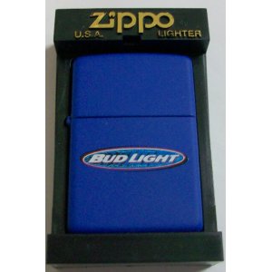 画像: ☆バドワイザー！２０００年 BUD LIGHT ブルー USA ZIPPO！新品