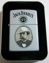 画像: ☆JACK DANIEL'S！ジャック・ダニエル 肖像 ２０００年 グレー　ZIPPO！新品