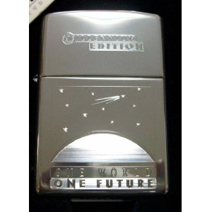 画像: ☆ ONE WORLD ONE FUTURE！２０００年ミレニアム記念限定 チタン加工  ZIPPO！新品