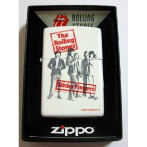 画像: ☆ローリング・ストーンズ！若き日の ROLLING STONES ２０１３年 ホワイト ZIPPO！新品