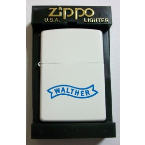 画像: ☆WALTHER！拳銃のワルサー ２００３年 ホワイト ZIPPO！新品