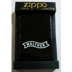 画像: ☆WALTHER！拳銃のワルサー ２０００年 ブラック ZIPPO！新品