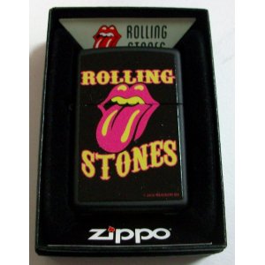 画像: ☆ローリング・ストーンズ！ROLLING STONES BLACK ２０１３年 ZIPPO！新品