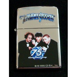 画像: ☆３バカ大将！THE THREE STOOGES ７５周年記念 ２００５年 限定 ZIPPO！新品