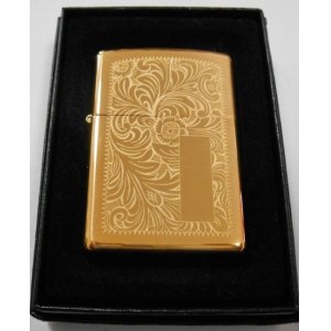 画像: ★伝統の・・ベネチアン 両面柄！真鍮ケース HP Solid Brass  Venetian ２００４年2月 ZIPPO！新品