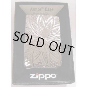 画像: ☆豪華！アーマー　両面ダイヤカット深彫り ブラック二ッケル　ＺＩＰＰＯ！新品