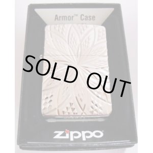 画像: ☆豪華！アーマー　両面ダイヤカット深彫り ホワイト二ッケル　ＺＩＰＰＯ！新品