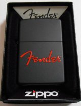 画像: ☆Fender USA！フェンダー オリジナル ロゴマーク Black ２０１４年 Zippo！新品