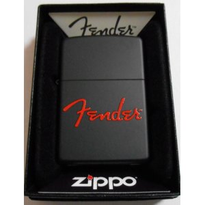 画像: ☆Fender USA！フェンダー オリジナル ロゴマーク Black ２０１４年 Zippo！新品