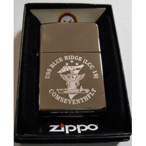 画像: ☆米海軍！ＵＳＳ 第７艦隊 BLUE RIDGE LCC１９ ブラックアイス ２０１３年 ＺＩＰＰＯ！新品