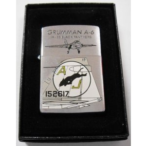 画像: 米軍！GRUMMAN　A-６　１９９３年 VA-３５ BLACK PANTHERS ZIPPO！新品