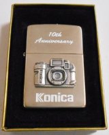 画像: ★Konica！カメラの・・コニカ！カメラ発売１０周年記念 １９９７年１０月 ZIPPO！未使用品