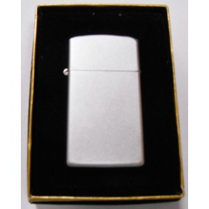 画像: ☆スリム １９９９年 サテン・クローム　SATIN CHROME SLIM ZIPPO！未使用品