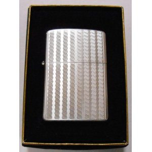 画像: ◎豪華！お洒落な・・両面デザイン！エンジンタン 銀加工 ２００４年４月 ZIPPO！新品A