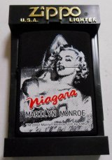 画像: ☆マリリン・モンロー！Marllyn monroe ２００２年 ナイアガラ 黒 ZIPPO！新品