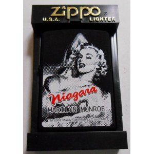 画像: ☆マリリン・モンロー！Marllyn monroe ２００２年 ナイアガラ 黒 ZIPPO！新品