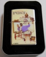 画像: ☆ノーマン・ロックウエル！THE SATUDAY EVENING POST表紙 ２００２年 ZIPPO！新品C