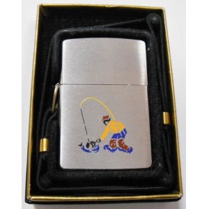 画像: ☆名作 復刻！１９４７ REPLICA つり人！１９９７年 ループ付 ZIPPO！新品　