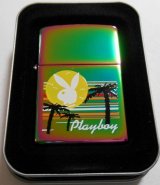 画像: ☆PLAYBOY！プレイボーイ ２００４年 虹色 スペクトラム USA ZIPPO！新品B