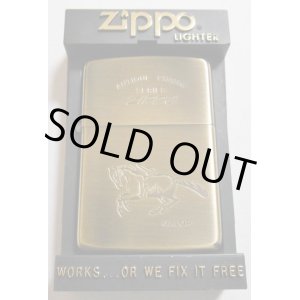 画像: １９８７年３月 ＡＮＴＩＱＵＥ CHARM ＳＥＲＩＥＳ GALOP 真鍮古美 ZIPPO！新品