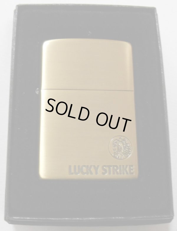 画像1: ☆LUCKY STRIKE！ラッキー・ストライク　サイドロゴ＆インディアン柄 ２００４年８月 ZIPPO！新品